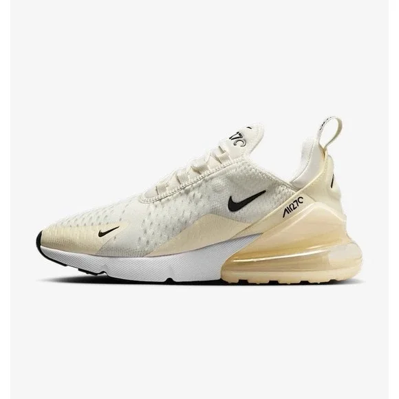 Nike Air Max 270 Sail Black Coconut Milk New DS AH6789-124 Womens Size 10 - Picture 1 of 11